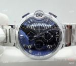 Cartier Ballon Bleu De Stainless Steel Chronograph Watch Replica